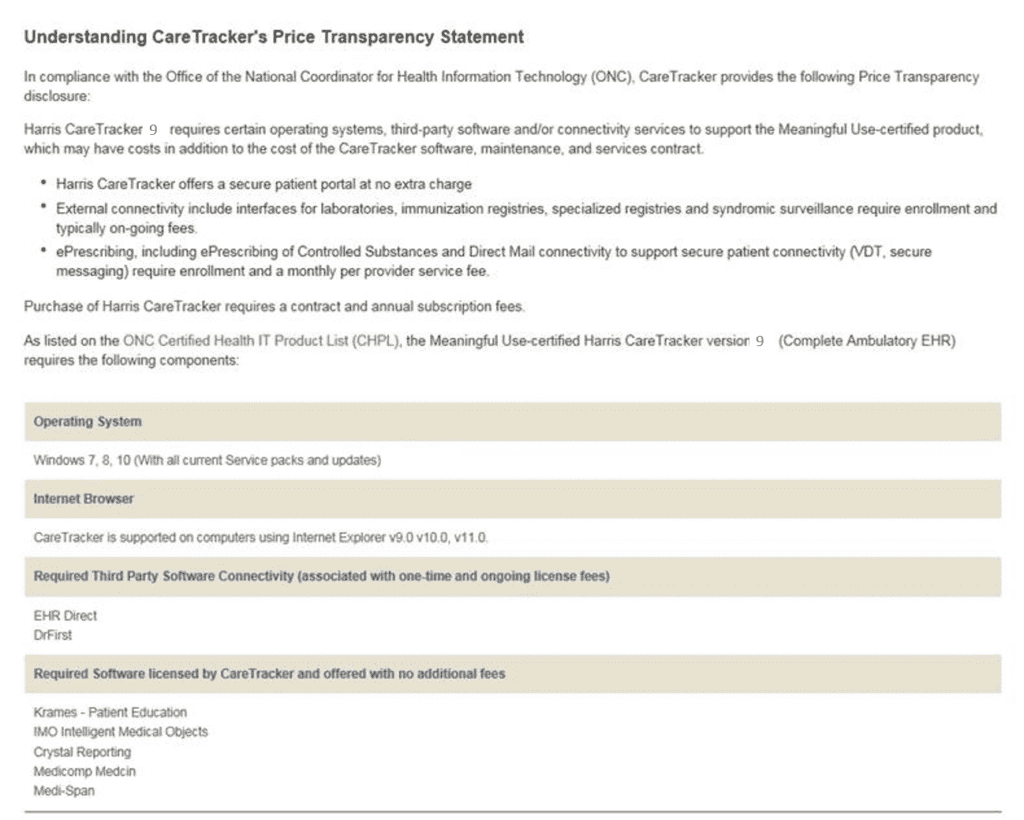 Meaningful Use of CareTracker